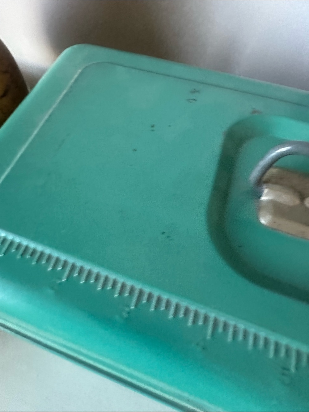 Vintage Liberty teal green tackle box metal - Picture 4 of 12